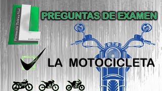 PREGUNTAS DE EXAMEN TEÓRICO DGT🏍 LA MOTOCICLETA 🏍 Teórico permiso B carnet de conducir [upl. by Wivinia515]