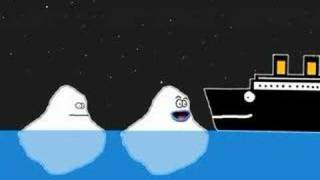 Titanic Sinking  From the Icebergs Perspective [upl. by Jade]