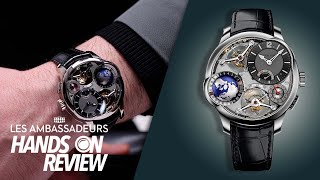 Hands On Review Greubel Forsey GMT Quadruple Tourbillon  Ever wondered how a 800K watch looks [upl. by Eentirb]