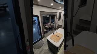 shorts 2023 Riverstone 37FLTH Toy Hauler Fifth Wheel by Forestriver  Couchs RV Nation rvlife rv [upl. by Sjoberg]