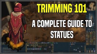 Trimming 101 A Complete Guide to Statues  Runescape 3 [upl. by Naillig]