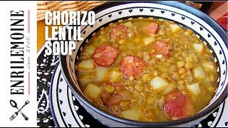 How To Make the Best Lentil Soup with Chorizo  SAVOIR FAIRE by enrilemoine [upl. by Vonnie226]