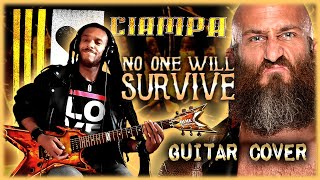 WWE Tommasso Ciampa Entrance Music  Guitar Cover  No One Will Survive [upl. by Harrak]