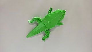 Origami Froglet  How To Make an Origami Froglet  Origami Tutorial [upl. by Merrili]