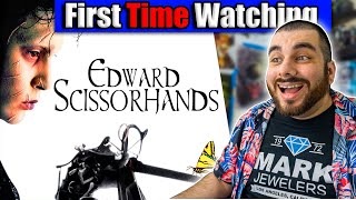 EDWARD SCISSORHANDS 1990 MOVIE REACTION FIRST TIME WATCHING [upl. by Ayatal]