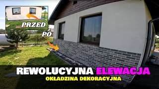 😱 NAJPROSTSZA ELEWACJA W POŁOŻENIU czyli AMK OKŁADZINA DEKORACYJNA 😍 PROSTY I SZYBKI MONTAŻ [upl. by Sauers]