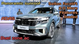 Kia Seltos facelift 2023  Kia Seltos 2023 Gtx Plus 15 Turbo Dct Petrol  Seltos facelift 2023 [upl. by Hsak724]