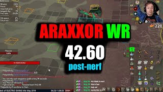 Araxxor World Record 4260 post nerf  OSRS WR [upl. by Stephenie]