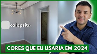 CORES DE PAREDES TENDENCIAS PARA 2024 CORES QUE EU VOU USAR MINHA CASA [upl. by Seko633]