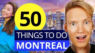 Montreal Travel Guide 50 Best Things to do amp Hidden Gems [upl. by Terrej]