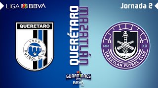 Resumen y Goles  Querétaro vs Mazatlán  Liga BBVA MX  Guardianes 2020  Jornada 2 [upl. by Ivatts]