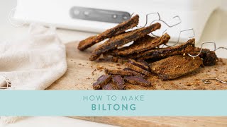 How to make BILTONG in a Food Dehydrator [upl. by Airyt]