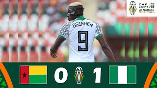 Guinea Bissau vs Nigeria 01  CAF Africa Cup of Nations 2023  Match Highlights [upl. by Elleryt]