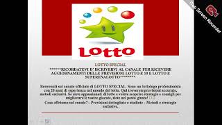 LOTTO AMBO SECCO FAVOLOSO SU RUOTA DI FIRENZE DA GIOCARE DAL 10 09 2024 AL 13 09 2024 [upl. by Aceber]