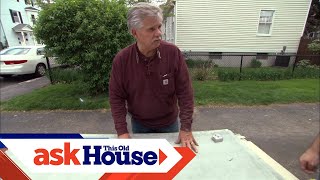 How to Replace a Vinyl Floor with Ceramic Tile  Ask This Old House [upl. by Adnof]