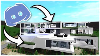 My Discord Server Builds MY MANSION On Bloxburg Roblox [upl. by Kristine]