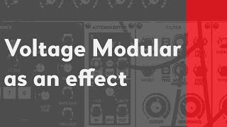 Voltage Modular Tutorial  Creating Audio Effects  Tempo Syncing [upl. by Adorl]