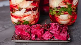 ОЧЕНЬ ЛЕГКИЙ и ВКУСНЫЙ рецепт капусты погрузински Квашеная капуста со свеклой Соленье из капусты [upl. by Horton]