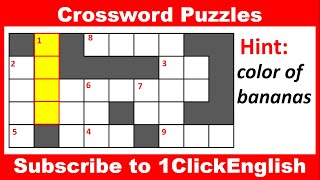 Crossword Puzzles🤔 62 Only for Genius  Guess the words [upl. by Earahc]