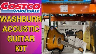 WASHBURN ACOUSTIC GUITAR KIT  COSTCO CANADA [upl. by Vivle]