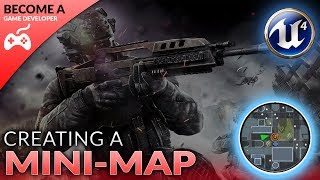 Creating a Minimap  33 Creating A First Person Shooter FPS With Unreal Engine 4 [upl. by Secundas604]