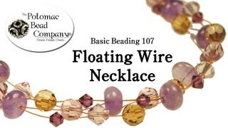 Make a Floating Wire Necklace [upl. by Andriette944]