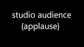 studio audience applause sound FX [upl. by Ernest70]