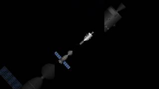 ApolloSoyuz Test Project in SFS shorts spaceflightsimulator [upl. by Curkell]