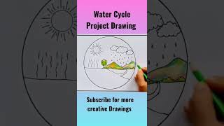 Water Cycle Diagram youtubeshorts shorts [upl. by Wharton]