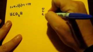 Lewis Dot Structure of HCO2H Formic or Methanoic acid [upl. by Solana428]