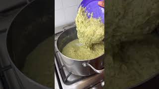 High Fibre Vegetable Fufu this helps to cut down your total carb intake weightloss lowcarb [upl. by Estevan453]