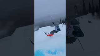 Whos behind the green SKI MASK skier freeski ski skiing shorts shortvideo short [upl. by Sankaran451]