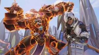 Overwatch  Boosted Reinhardt RAMPAGE [upl. by Natividad]