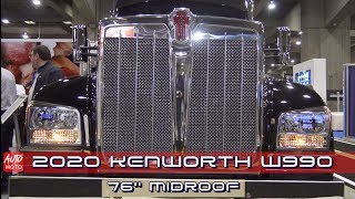 2020 Kenworth W990 76 MidRoof  Exterior And interior  ExpoCam 2019 [upl. by Anaugal462]