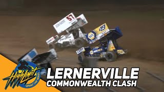 Commonwealth Clash  2023 High Limit Sprints at Lernerville Speedway [upl. by Ailecec]