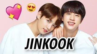 BTS JIN amp JUNGKOOK CUTE MOMENTS JINKOOK [upl. by Orsino]