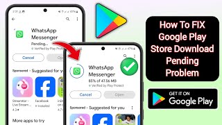 How to FIX Play Store Pending Problem 2024  Solved Play Store Pending Problem [upl. by Killian]