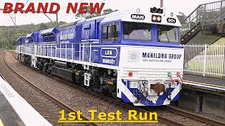 Manildras new locomotives MAN001MAN002 151024 [upl. by Ssalguod]