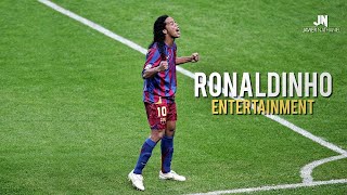 Ronaldinho Best Skills With Commentary Crowd Reaction [upl. by Wanfried]