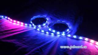 Digital Addressable RGB LED Flexible Strip HL1606 [upl. by Aztinaj]