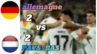 ALLEMAGNE VS PAYS  BAS 22 ALL GOALS HIGHLIGHTS UEFA NATIONS LEAGUE 2024 [upl. by Bencion53]