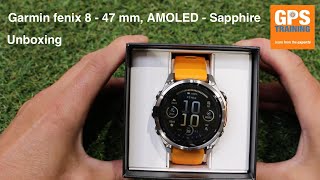 Garmin Fenix 8  unboxing [upl. by Venetis267]