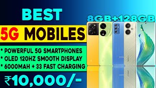 Top 5 Powerful 5G Smartphones Under 10000 in 2024  BGMI Gaming Phones  Best 5g Phone Under 10000 [upl. by Assirrac960]