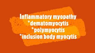 Inflammatory myopathy dermatomyositis polymyositis inclusion body myositis [upl. by Mahgem]