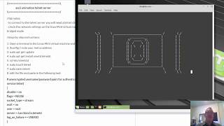 Star Wars ASCII animation server using Python Telnet and Linux Mint [upl. by Lucrece]