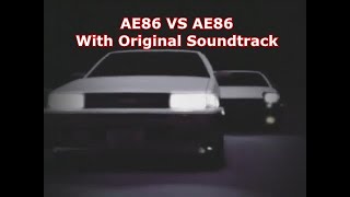 AE86 VS AE86 Turbo With original Second Stage Soundtrack Initial D [upl. by Lyndsie]