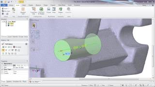 SpaceClaim Demo  Reverse Engineering of STLs [upl. by Acinoreb]