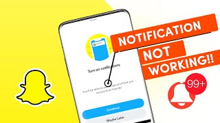 How to FIX Snapchat notification not working on Android 2023 [upl. by Carola]