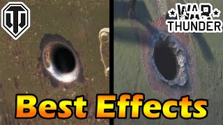 Combat Effects in War Thunder vs World of Tanks [upl. by Kliman]