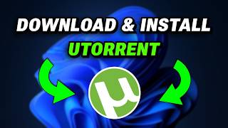 ⬇️ How To Download amp Install uTorrent on Windows 1011 [upl. by Aicilev996]